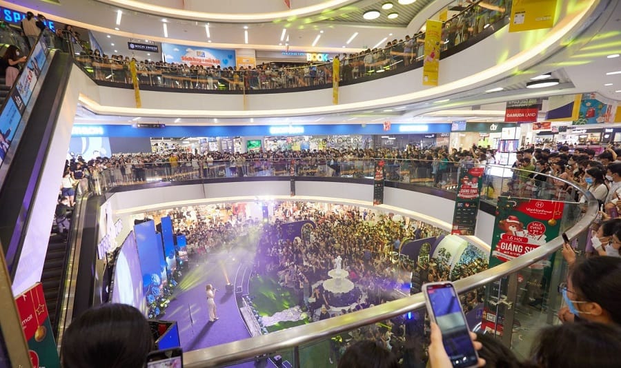 Crescent Mall là nơi tổ chức nhiều hoạt động cộng đồng