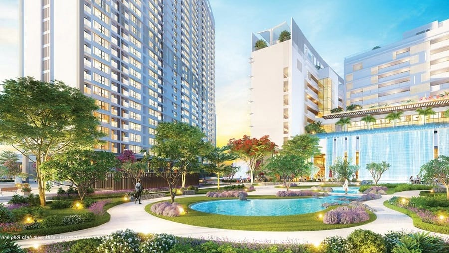 Kênh đào nội khu Midtown Saigon