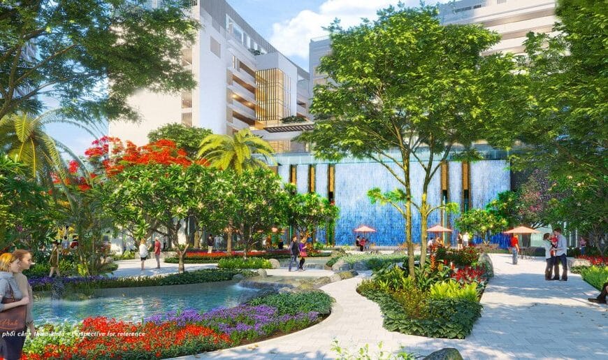 Kênh đào nội khu Midtown Saigon