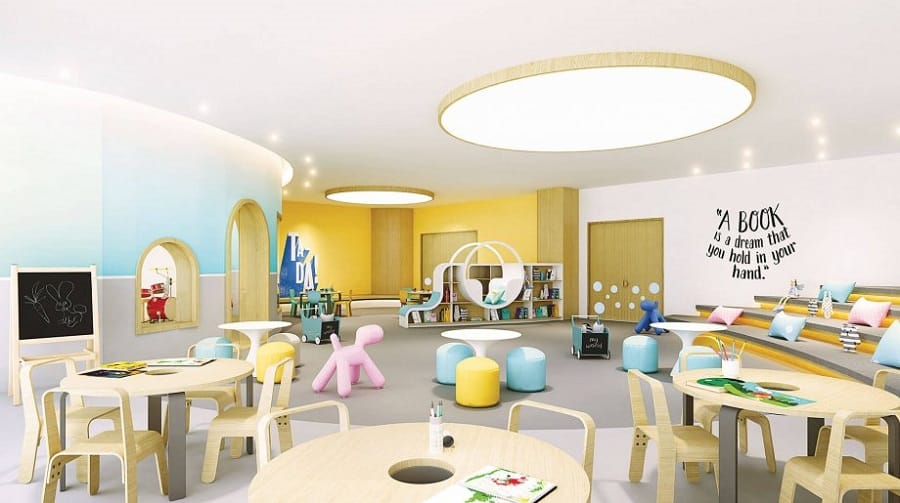 Thư viện trẻ em tại Midtown Saigon
