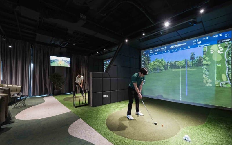 Phòng tập Golf 3D tại Midtown Saigon