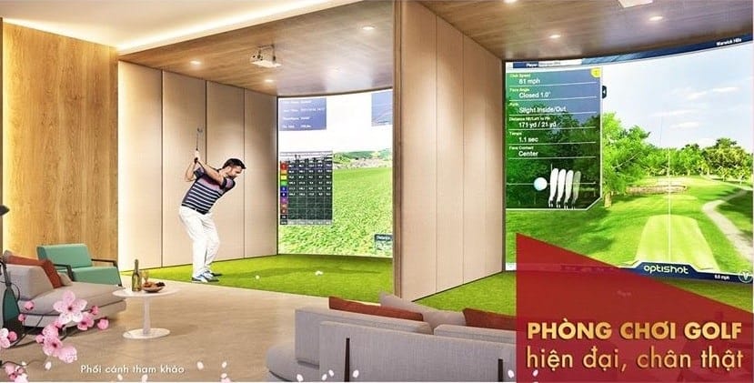 Phòng tập Golf 3D tại Midtown Saigon
